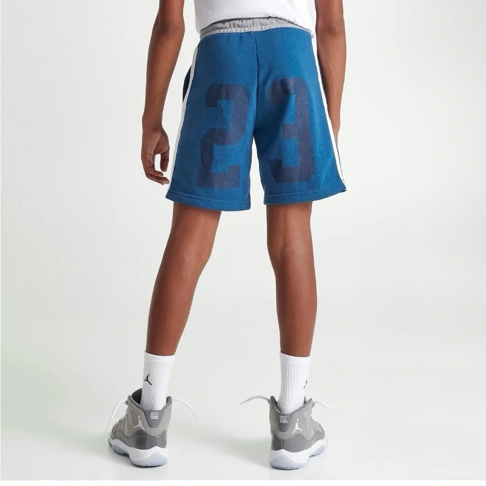 Jordan Blue Athletic Shorts with Jumpman Logo